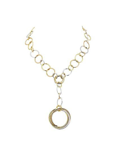  卡地亚trinity 三色金首饰新品_奢侈_连天红(福建