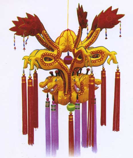 古朴别致的庆阳香包刺绣_刺绣