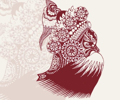 线条流畅,刻画精细的天津剪纸