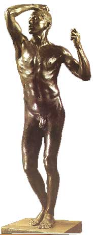 罗丹,青铜时代_雕塑