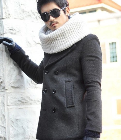 韩版男士大衣穿搭出冬日成熟男人味_服饰