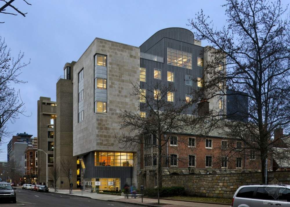美国耶鲁大学Paul Rudolph艺术楼_建筑