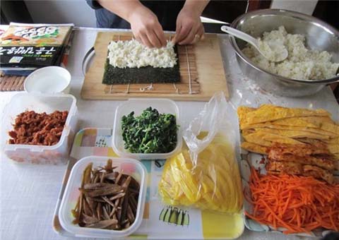 正宗韩国紫菜包饭