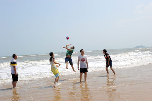 第05期:湄洲岛之沙滩排球赛_企业动态