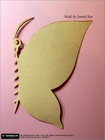 对称剪纸方法剪出精美蝴蝶图案_剪纸