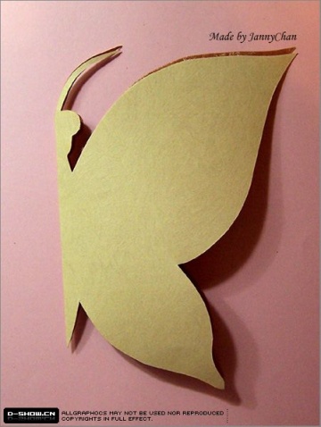 对称剪纸方法剪出精美蝴蝶图案_剪纸