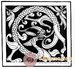 圆环式反射对称双龙纹北魏