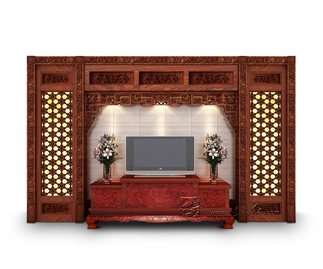 简装版客厅电视背景墙3